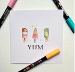 Mini Ice-Lollipops Polymer Stamps