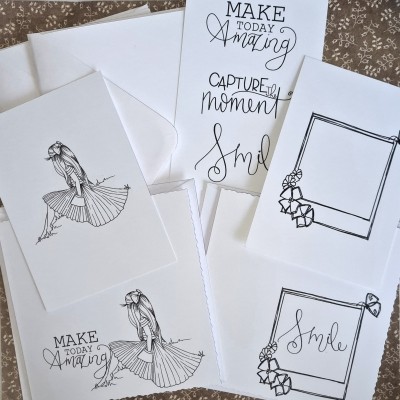 Everly and Polaroid Printed Card Pack