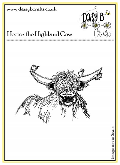 Hector the Highland Cow Polymer Stamp