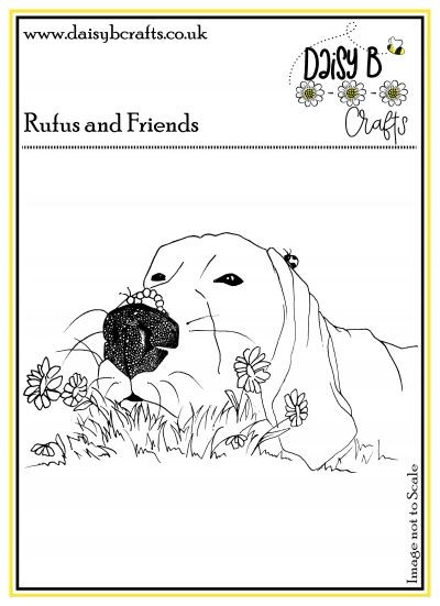 Rufus and Friends- Dog Stamp
