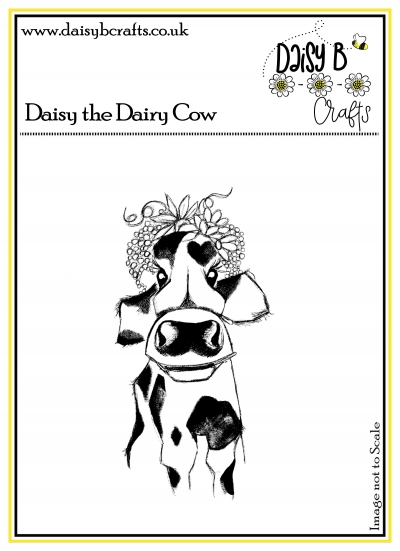 daisy the dairy cow polymer stamp