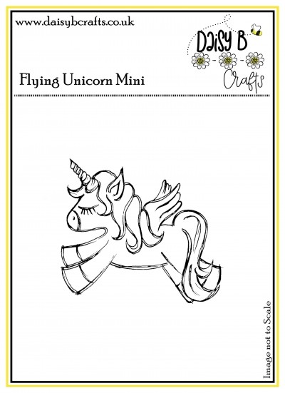 Flying Unicorn Polymer Craft Stamp