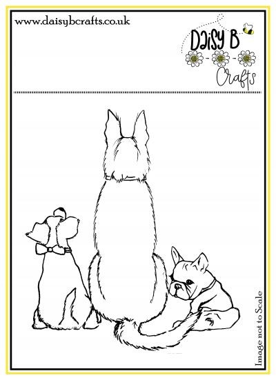 Besties- Dog Stamp