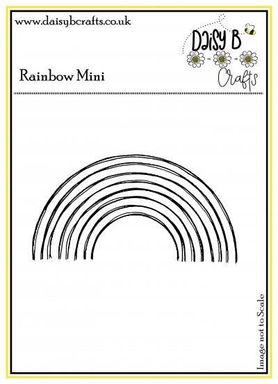 Rainbow Polymer Craft Stamp