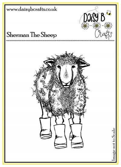 Sherman the Sheep Polymer Stamp
