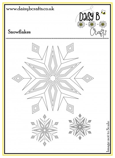 Snowflake Set Polymer Craft Stamp