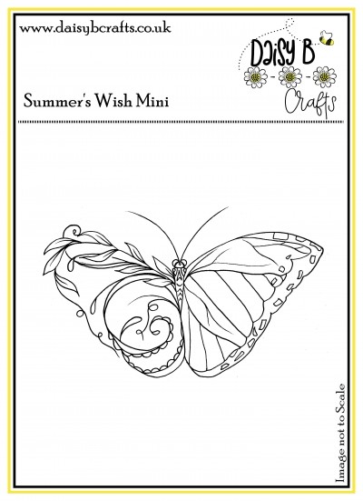 Summer's Wish Mini Polymer Craft Stamp